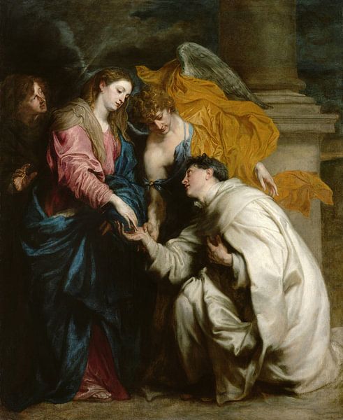 The Vision of the Blessed Hermann Joseph, Antoon van Dyck by Masterful Masters
