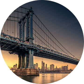 Manhattan Bridge, New York van Joris Vanbillemont