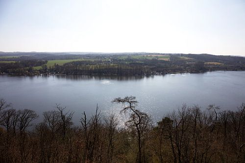 Impressies van het Baldeney-meer in Essen, Duitsland