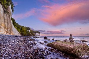 RÜGEN Kreidefelsen im Sonnenuntergang