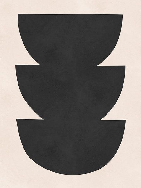 Black expressive shapes 3 by Vitor Costa