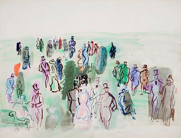 Raoul Dufy - On the lawn by Peter Balan