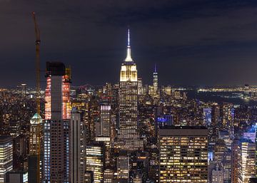 Skyline New York City - Empire State Building (U.S.A.) van Marcel Kerdijk