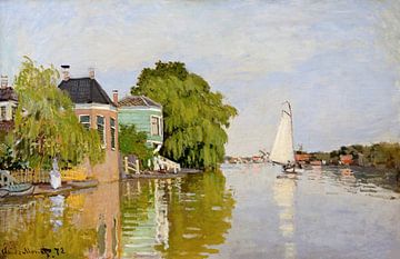 Huizen op de Achterzaan, Claude Monet