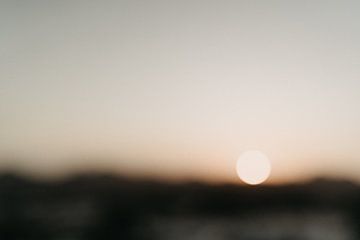 zonsondergang op een Canarisch eiland