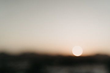 zonsondergang op een Canarisch eiland van Elke Verbruggen