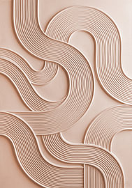 Flowing Lines in Harmony III by AidasignArt