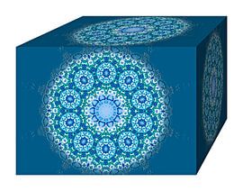 Blooming Block (Blue) by Caroline Lichthart