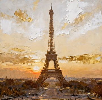 Eiffel Tower, Paris, France by Johannas Art Creations