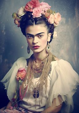 Frida white, grey and pink by Bianca ter Riet