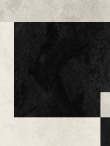 Contemporary minimalist geometric abstract art, earthy tones