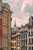 Rue pittoresque de Cracovie, en Pologne