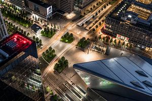 Stationsplein Rotterdam van Jeroen van Dam