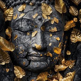 Golden Buddha by Poster Art Shop