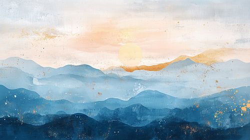 Montagnes | Crème Soleil Montagnes bleues