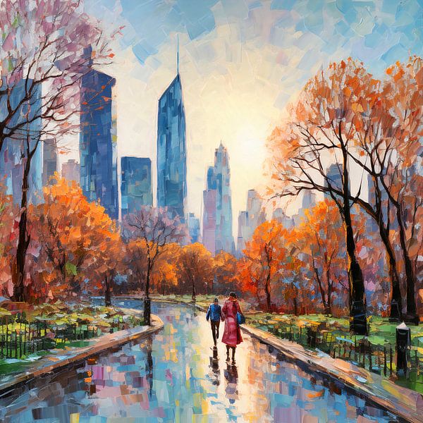 Central Park in autumn by ARTemberaubend