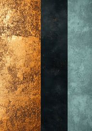 Design texturé en marron, noir &amp ; bleu sur Niklas Maximilian