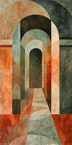 Abstract Neon | Corridor to Contentment