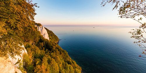 falaises de craie près du Königsstuhl sur l'île de Rügen