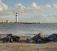 Vuurtoren in Hellevoetsluis overdag