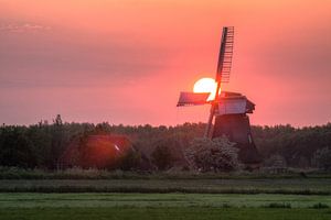Coucher de soleil au Moulin du Nord