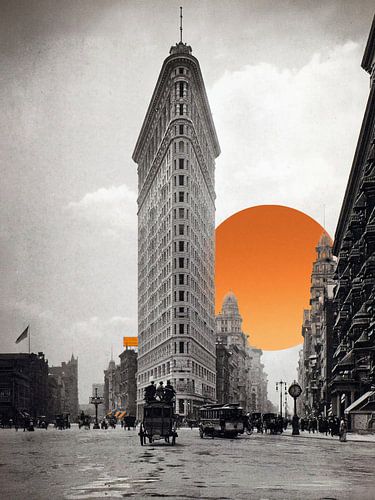 Sunset in a city that never sleeps