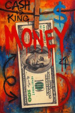 100 Dollar painting. by Johannes