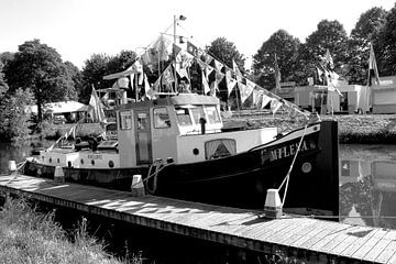 Vianen Utrecht National Tugboat Days Noir et blanc