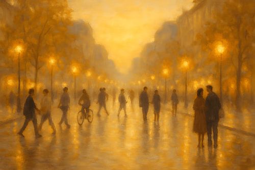 Summer morning in the park