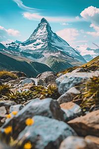 Alpenglanz: Berg in Vollendung