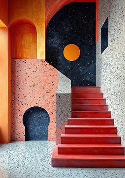 Interieurontwerp Surrealisme Architectuur Ontwerp Meetkunde van Niklas Maximilian