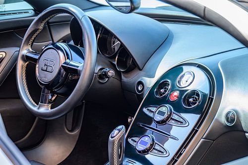 Bugatti Veyron hypercar interior by Sjoerd van der Wal Photography