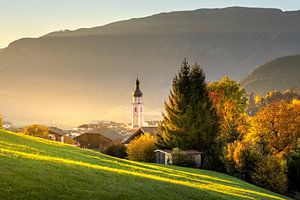Kastelruth in Südtirol in den Dolomiten