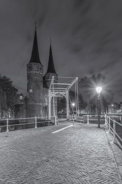 Oostpoort Delft, zwart-wit - 1