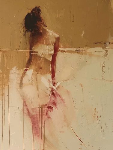 Modernes und abstraktes figuratives Porträt