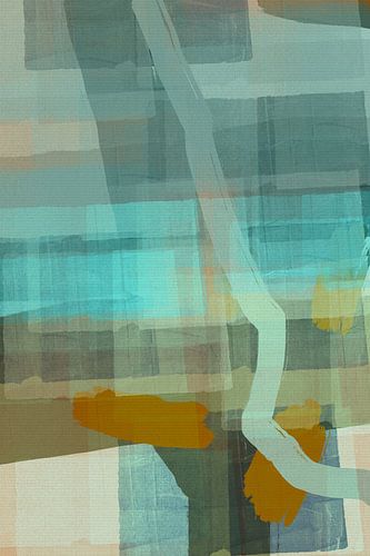 Kleurrijk modern in beige en hemelsblauw