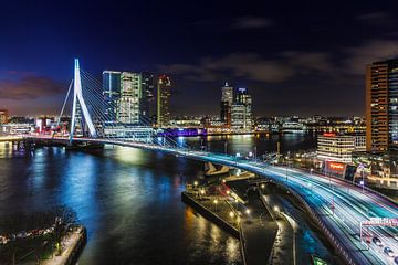 Skyline Rotterdam sunset