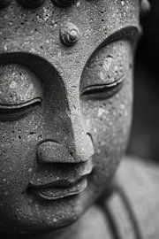 Bouddha zen en noir et blanc sur Poster Art Shop