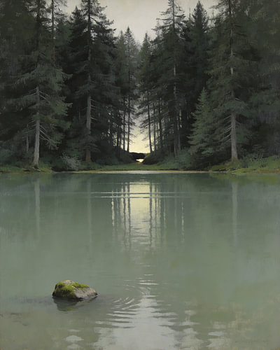 The Quiet Edge of the Pine Forest