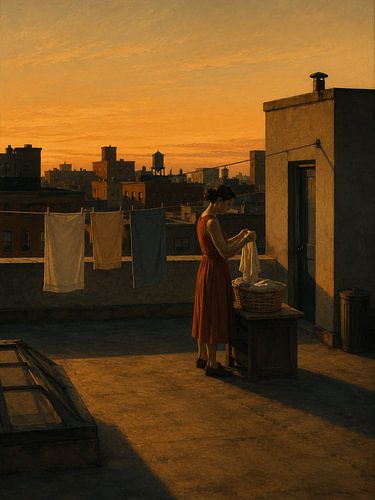Golden Hour : une laverie sur les toits de la ville
