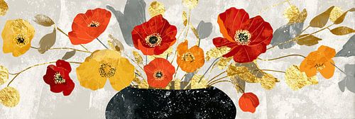 Bright Colors in a Vase