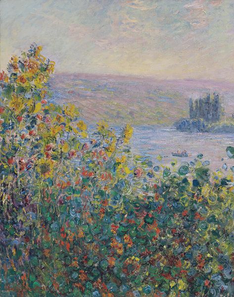 Bloembedden in Vétheuil, Claude Monet van The Masters