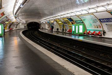 Paris, métro sur Frank Hendriks