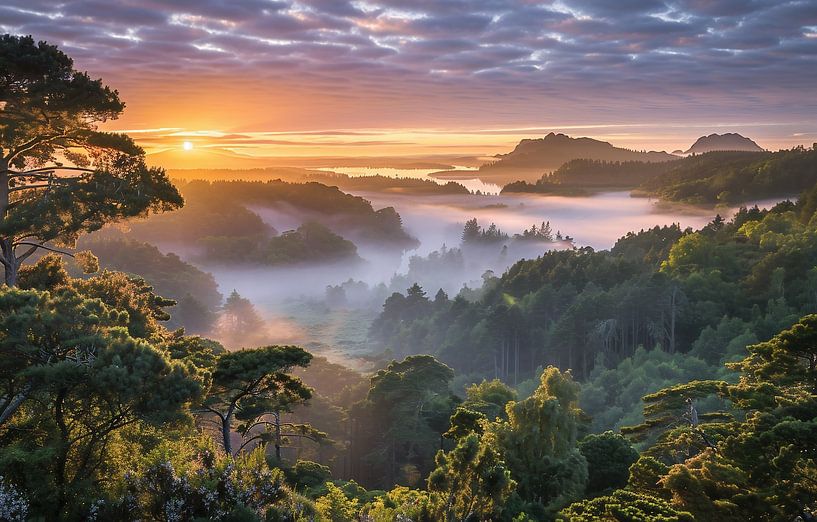 Beleef bergwerelden in de magie van de herfst van fernlichtsicht