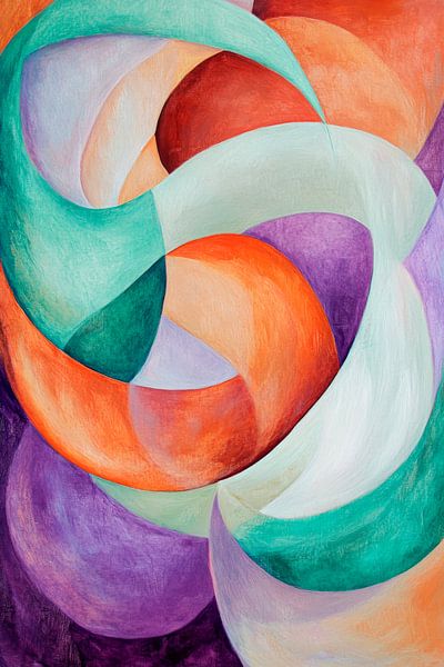 Farbenfrohe abstrakte Komposition von Poster Art Shop