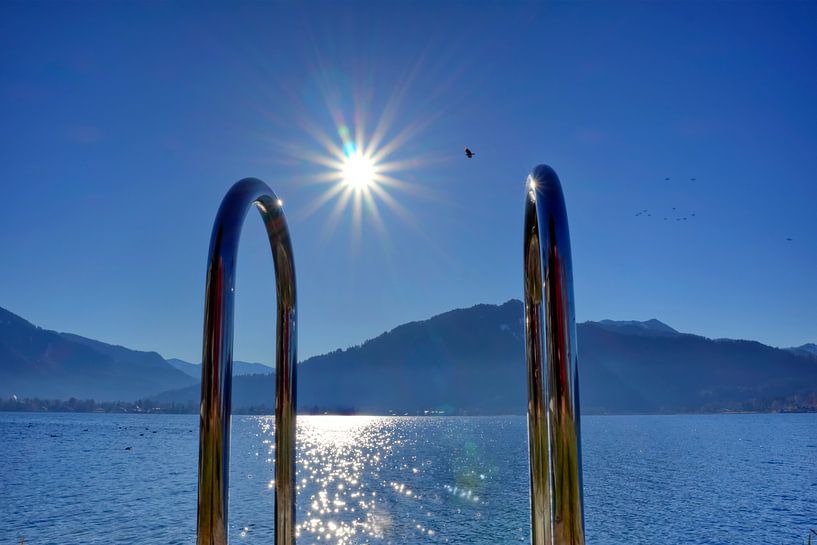 Swimming at the Tegernsee by Roith Fotografie