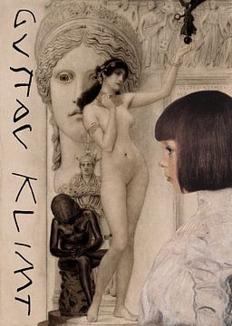 Gustav Klimt collage - Next level 2 van Digital Art Studio