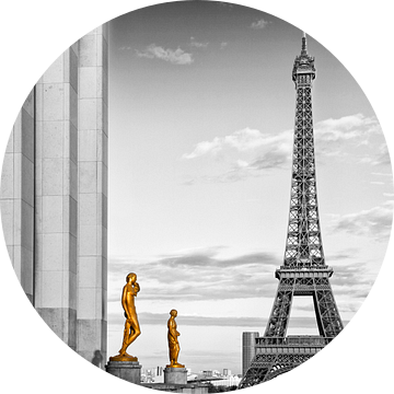 Eiffeltoren PARIJS Trocadero van Melanie Viola