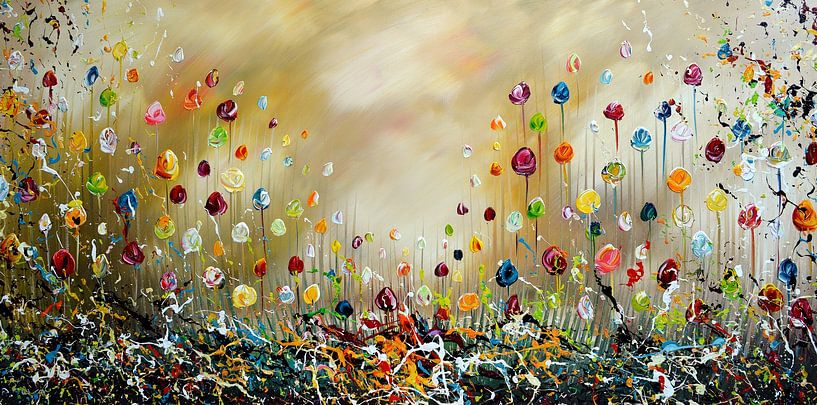 Flowers by Gena Theheartofart