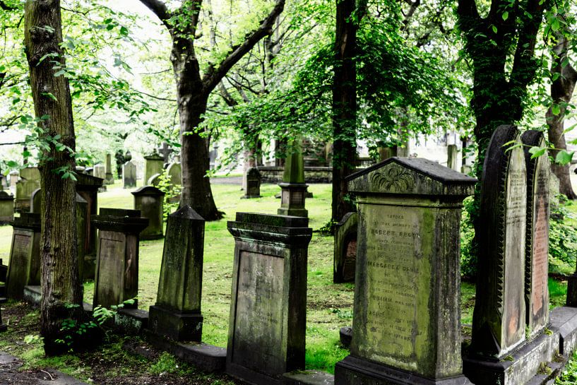 oude grafstenen in Edinburgh... van Jürgen Wiesler